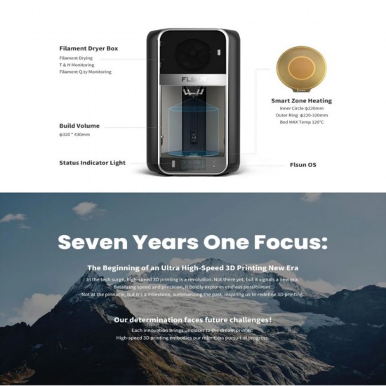 FLSUN S1 Pro Ultra High Speed 3D Printer