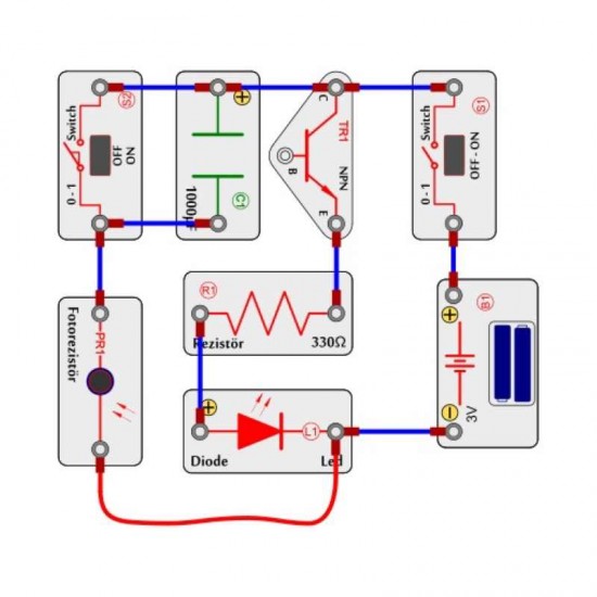 KUTU DEVRELER 2(135 PROJE) ELEKTRONİK BLOK DEVRELER TASARIM SETİ