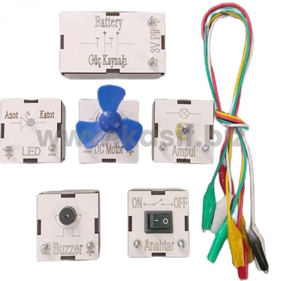 KUTU DEVRELER 1 (40 PROJE)<br> ELEKTRONİK BLOK DEVRELER TASARIM SETİ